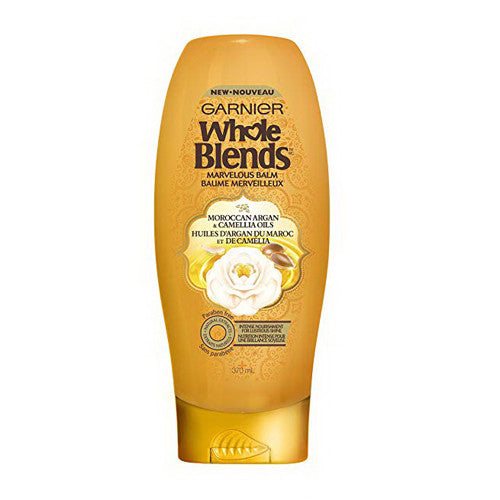 Garnier Whole Blends Hair Conditioner, Moroccan Argan and Camellia Oils, 12.5 Oz